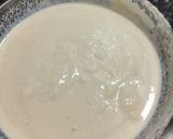 A picture of step 5 of Banana Suji Cake.
