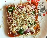 A picture of step 4 of Bread pizza.