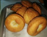 Töltött és sima fánk recept fázis 2 fotója