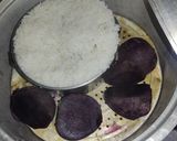 Foto langkah ke 1 dari resep Bolu Kukus Ubi Ungu.