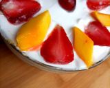 A picture of step 3 of Tropical mango trifle.
