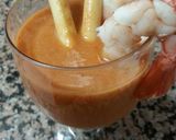 Foto del paso 6 de la receta Crema de pescado con tropezones de gambones y calamares