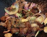 Gambar langkah 3 resipi Daging Goreng Ketumbar.