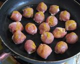 A picture of step 3 of Juicy Tomatoes Rolled In Pork.