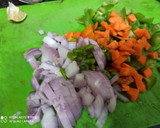 A picture of step 1 of Colourful Chickpeas and Cucumber Salad.