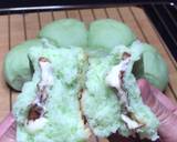 Roti pandan Teflon takaran sendok tanpa telur langkah memasak 3 foto