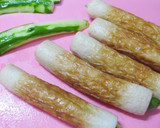 A picture of step 2 of Flavored Chikuwa with Cucumber.