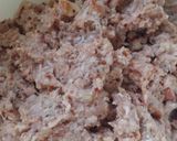 A picture of step 2 of Vickys Pork, Apple & Mustard Burgers, GF DF EF SF NF.