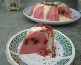 Foto langkah ke 8 dari resep Red Velvet Puding with Cheese Vla.