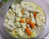 Foto langkah ke 7 dari resep Tumis tahu tempe kuah santan gurih.
