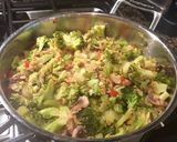 A picture of step 1 of Vegan Hearty Broccoli, Mushroom & Rice Casserole.