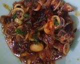Foto langkah ke 7 dari resep Cumi saus madu.