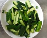 百頁豆腐炒小黃瓜的食譜步驟1照片