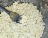 A picture of step 1 of Tofu Balls.