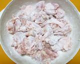 A picture of step 2 of Juicy and Delicious! Chicken Thigh Salty Karaage.