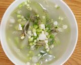 Hình bước làm 4 của món Canh bầu nấu hàu