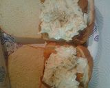 A picture of step 4 of Leftover fish and coleslaw sandwiches.