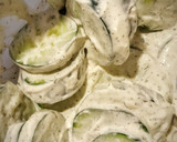 A picture of step 4 of Cucumber Salad.