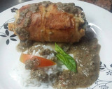 Foto del paso 18 de la receta: Pechugas de pollo rellenas de hongos y espinacas