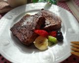 A picture of step 4 of Just Mix and Cook! Chocolate French Toast.