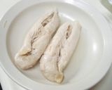 A picture of step 2 of Nanohana & Chicken Tenders with Lemon Sauce.