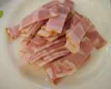 A picture of step 3 of An Easy Quiche Using Spring Roll Wrappers.