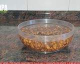 A picture of step 2 of Horchata de Chufa.