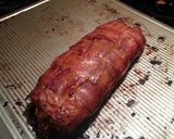 A picture of step 6 of Bacon Breakfast Burrito.