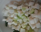 A picture of step 3 of Kohlrabi and turnips.