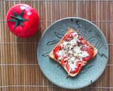 รูปขั้นตอนการทำที่ 3 ของ 2 cheeses margherita bread pizza