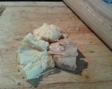 A picture of step 2 of Rhubarb and ginger jam.