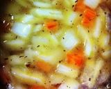 A picture of step 3 of Thick Minestrone with Homemade Pancetta.