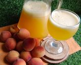 A picture of step 4 of Peach Punch.
