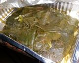 A picture of step 2 of HCG Diet meal 11: spinach and beef fillets.