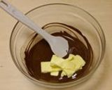 A picture of step 6 of Molten Chocolate Cake.