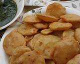Aloo ke pakory with green chutney recipe step 4 photo