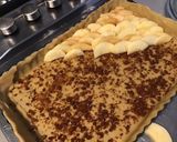 Une image de l'étape 5 de Tarte aux pommes du jardin et pralin,pâte brisée au café.