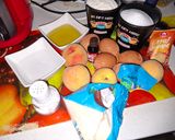 Pas rețetă Pandișpan cu cocos și piersici🥮🥧🥭 1 fotografie
