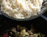 A picture of step 3 of Mutton biriyani.