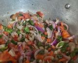 A picture of step 2 of Beans Pulao.