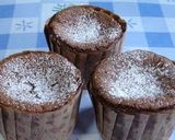 A picture of step 12 of Easy Melty Molten Chocolate Cake.