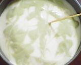 A picture of step 11 of Great As A Gift Matcha Marbled Unbaked Cheesecake.