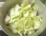 A picture of step 2 of 10 Minute Soft Creamy Egg, Canned Mackerel and Cabbage Dish.