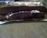 A picture of step 8 of chocolate cake roll.