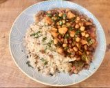 A picture of step 5 of Sweet potato curry.