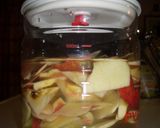 A picture of step 2 of Homemade Apple Yeast.