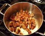 A picture of step 2 of Dirty Red Beans and Rice.
