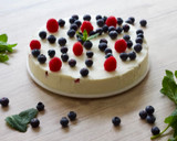 Foto del paso 7 de la receta: Tarta de queso, chocolate blanco y frutas
