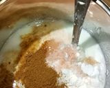 A picture of step 4 of Tricolour Dahi Vada.