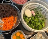 Hình bước làm 1 của món Chả nem tôm thịt